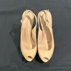 Nude colored and Platform.